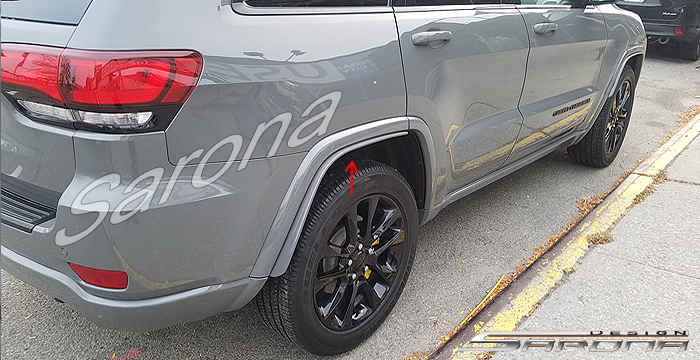 Custom Jeep Grand Cherokee  SUV/SAV/Crossover Fender Flares (2011 - 2021) - $350.00 (Part #JP-011-FF)